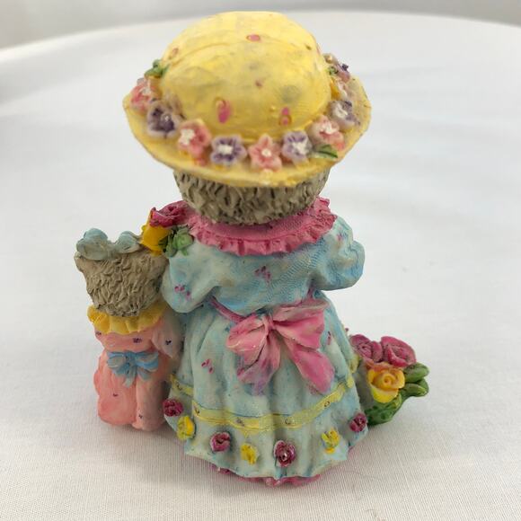 Holiday Teddy Bears & Cats Resin Figurines Seasonal Set of 4 - Picture 4 of 13